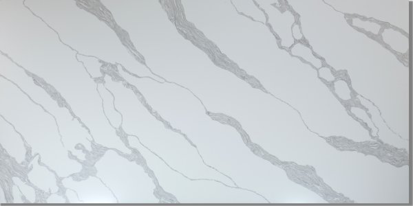 B2322 Bally quartz Calacatta Silver Wood Slab